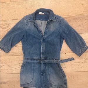 BA&SH denim shorts jumper